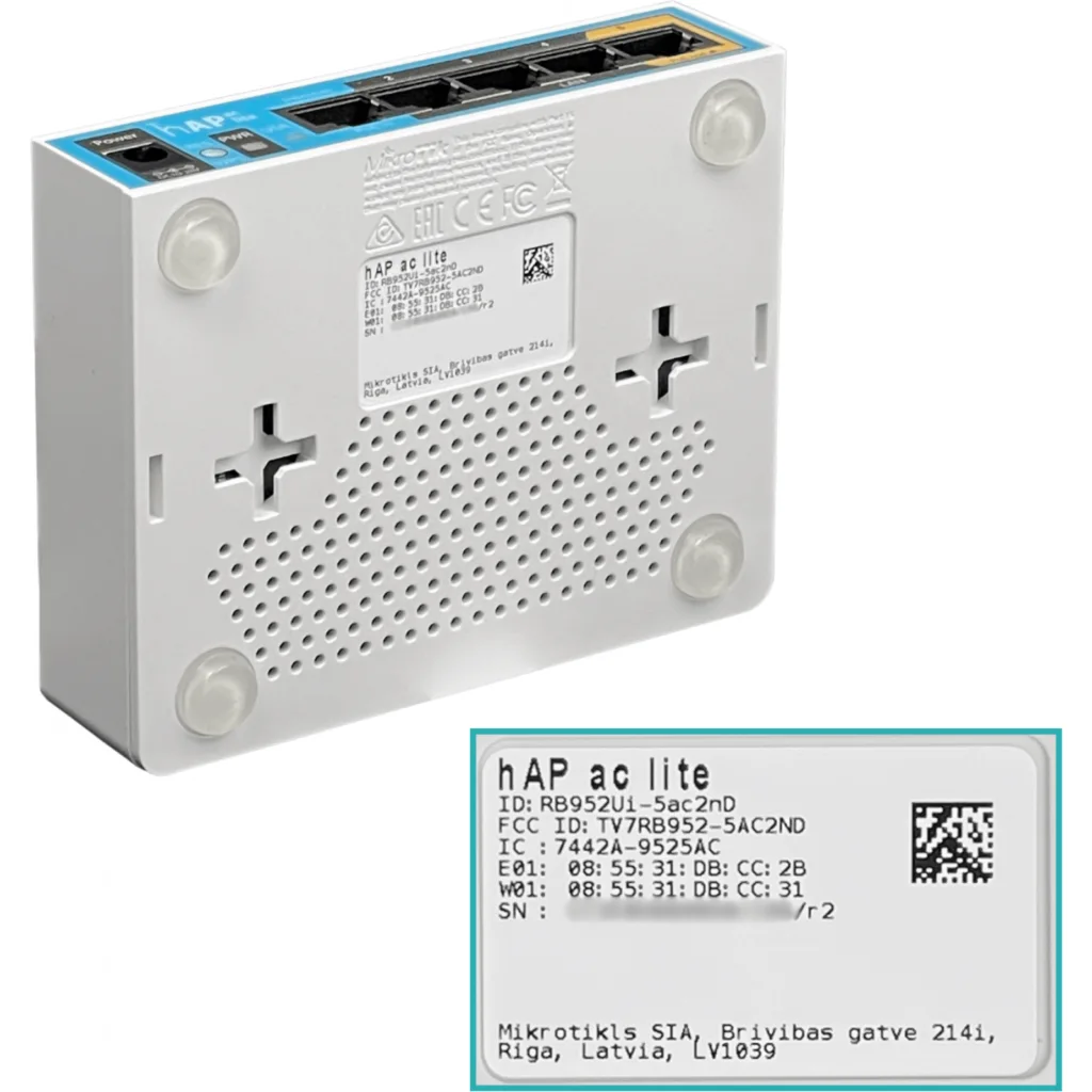 Imagen 1 de MIKROTIK 5-100 AC750 2,4GHz/5GHz USB L4 PoE-in-out RB952Ui-5ac2nD