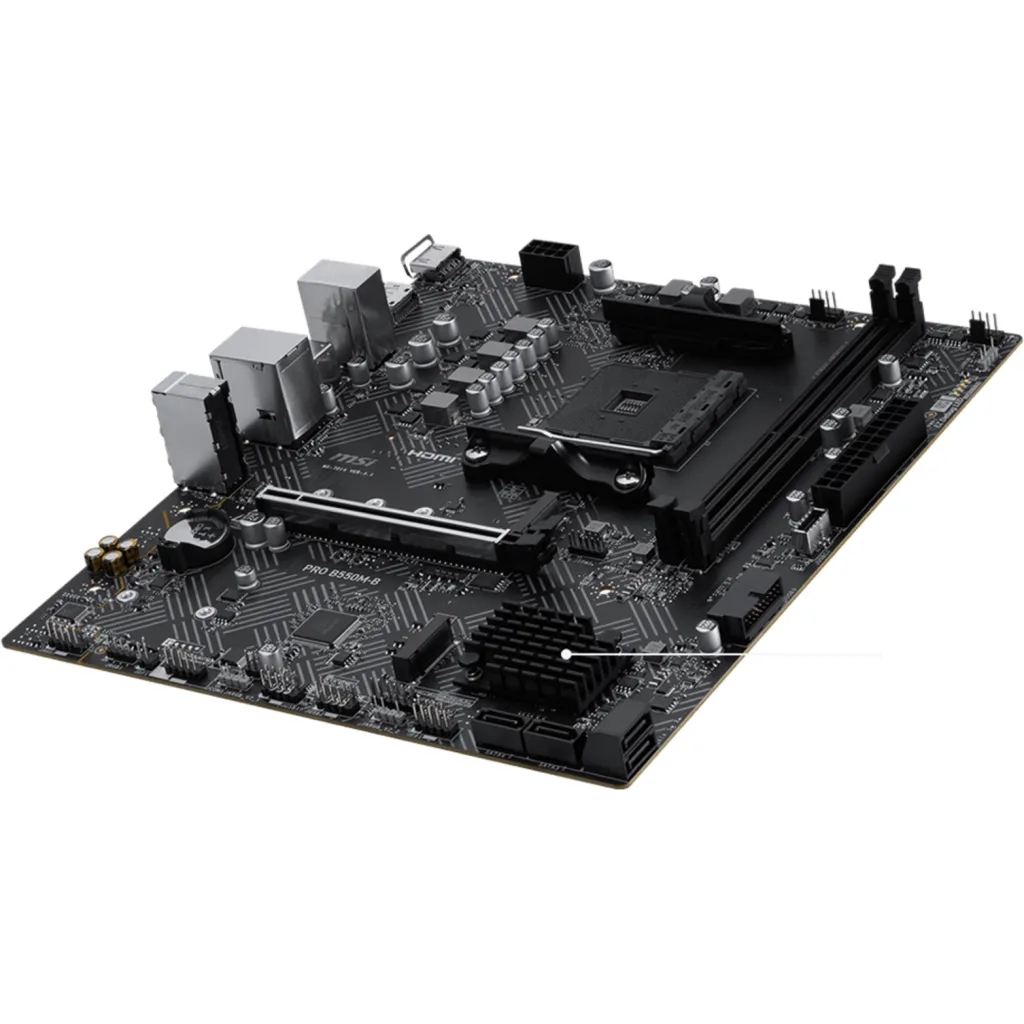 Imagen 3 de MSI - Motherboard - PRO B550M-B  DDR4 MicroATX AM4