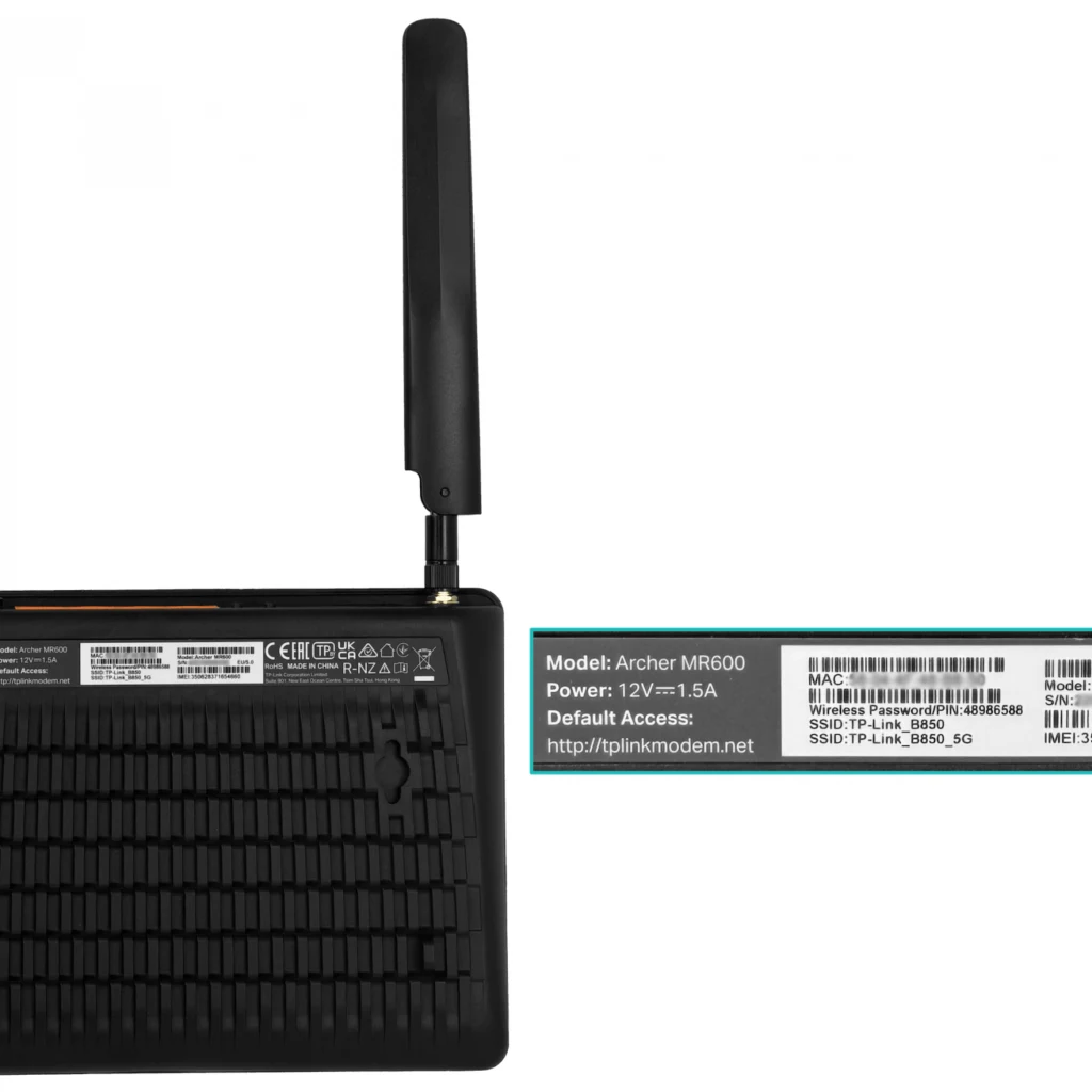 TP-LINK 300mbps 4G/LTE 1-Sim 1-WAN 3-1000 Router 2-SMA 2,4/5GHz AC1200