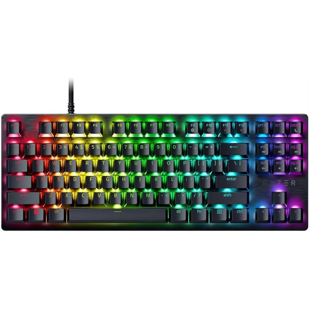 Taclado Gamer Alámbrico Razer Huntsman V3 X Tenkeyless Optic RGB, Español