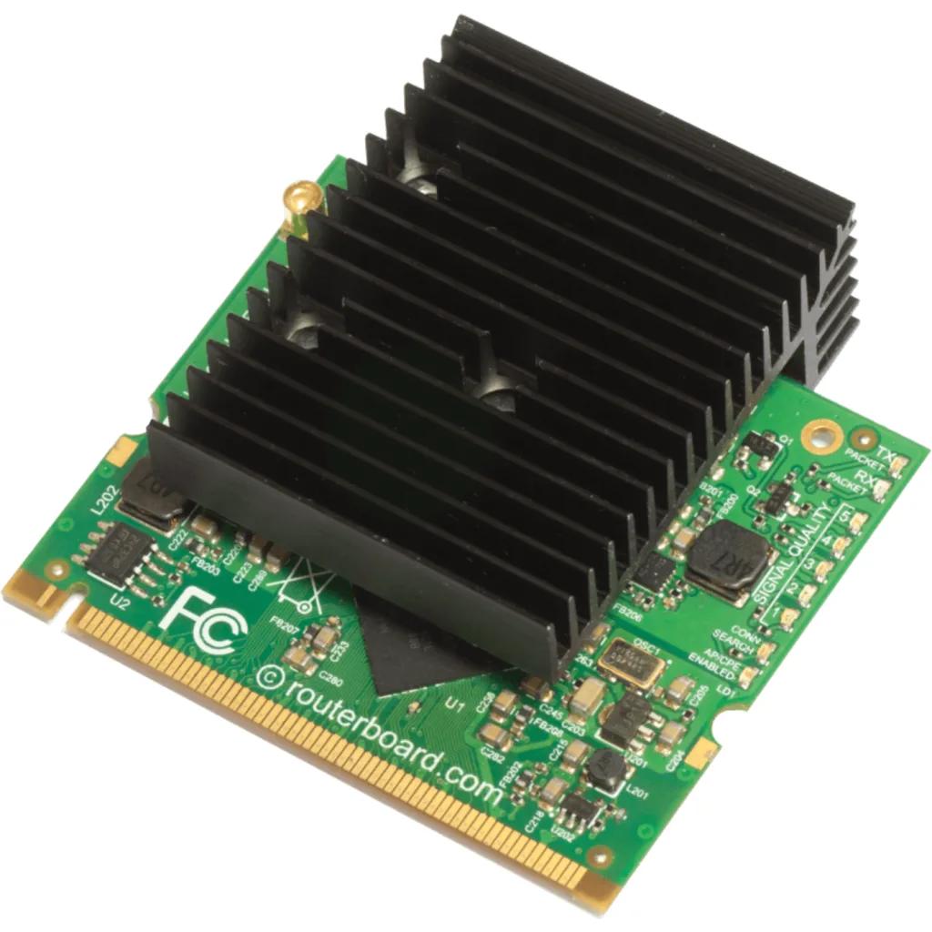 MIKROTIK 1-MMCX 32DBM 2,4GHZ B/G/N125 1.6W AR9223 MINIPCI 9-LED