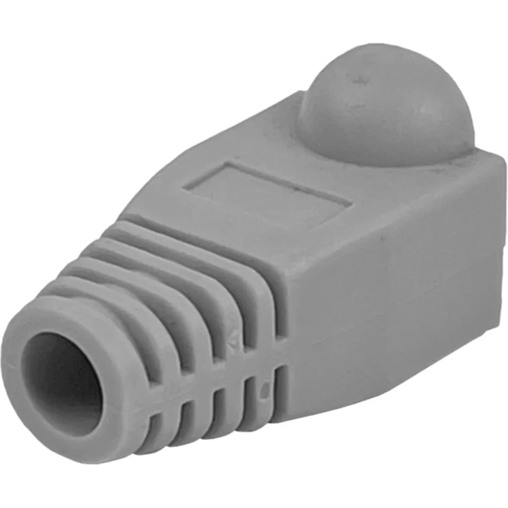BOLSA 100 CAPUCHONES para  RJ45 COLOR GRIS - RJC-BG
