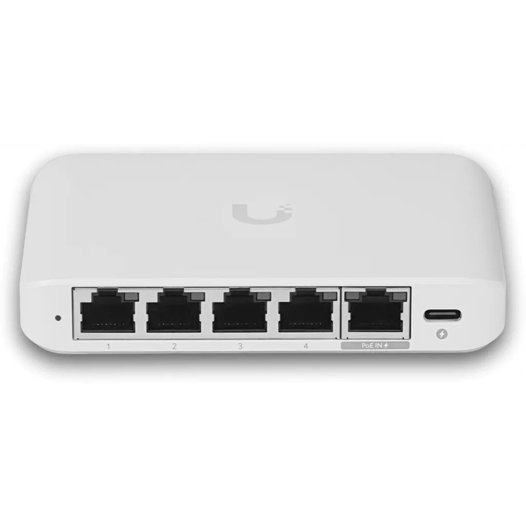 Imagen 2 de UBIQUITI 5-2.5Gbps in-PoE-af Switch-L2 interior inc-5V-USB-C req-UniFi