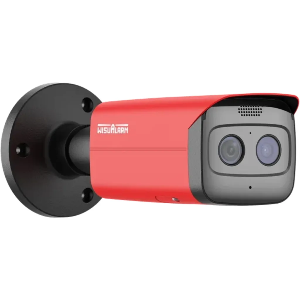 Camara AI de red de deteccion de llamas con clasificacion IP67