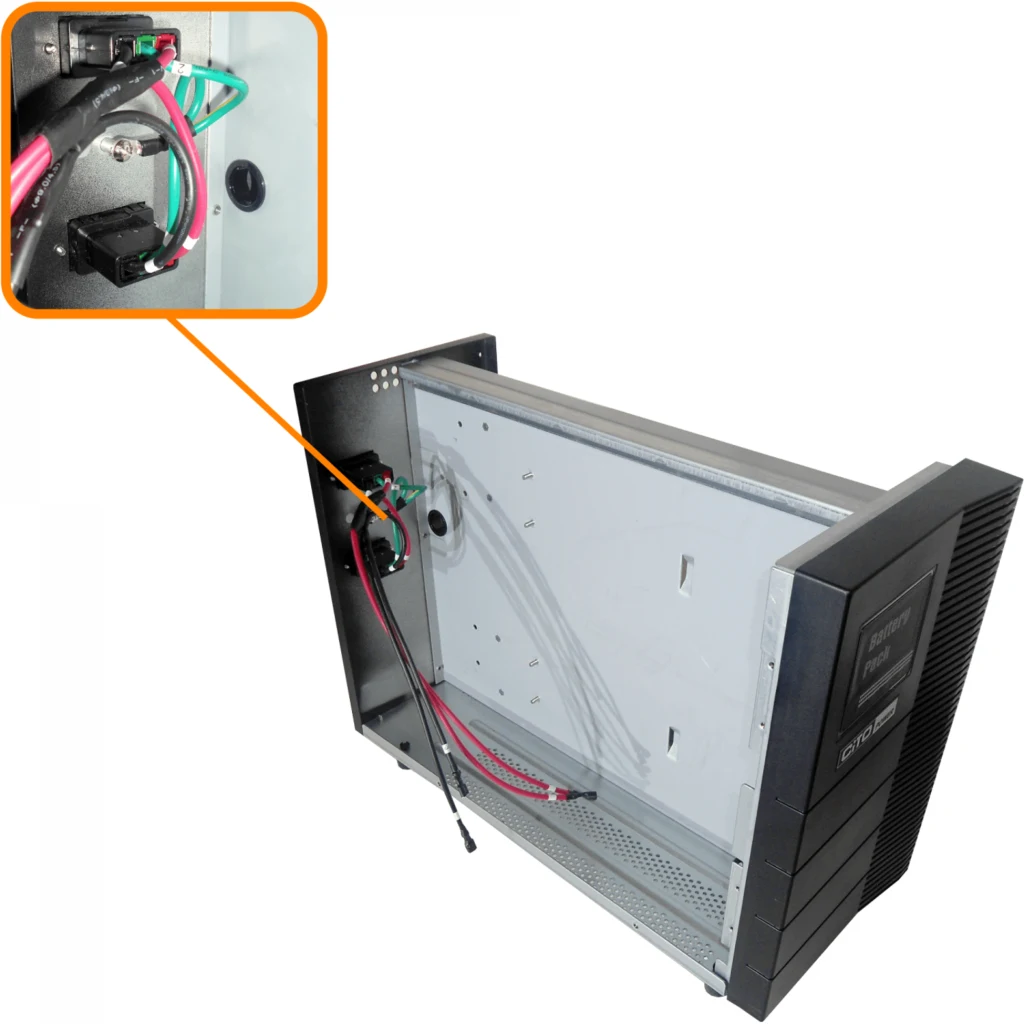 Imagen 1 de CITO 16-BAT 96VDC 2x8x12V/7,2AH Torre Banco Vacio s/Baterias