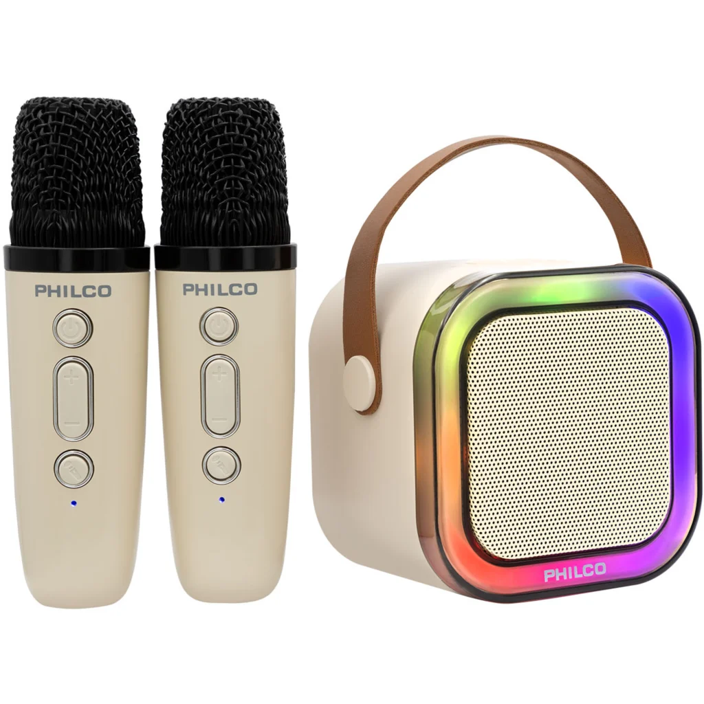 Imagen 3 de PARLANTE KARAOKE 2 MIC TWS PHILCO