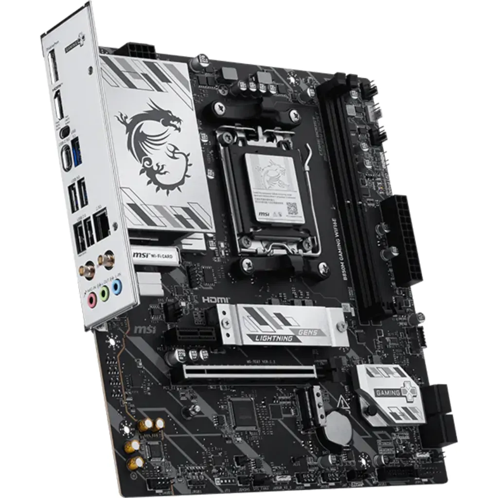 Imagen 3 de Tarjeta Madre MSI B850M GAMING WIFI6E AM5 2*DDR5 LAN 2.5G WIFI6E mATX