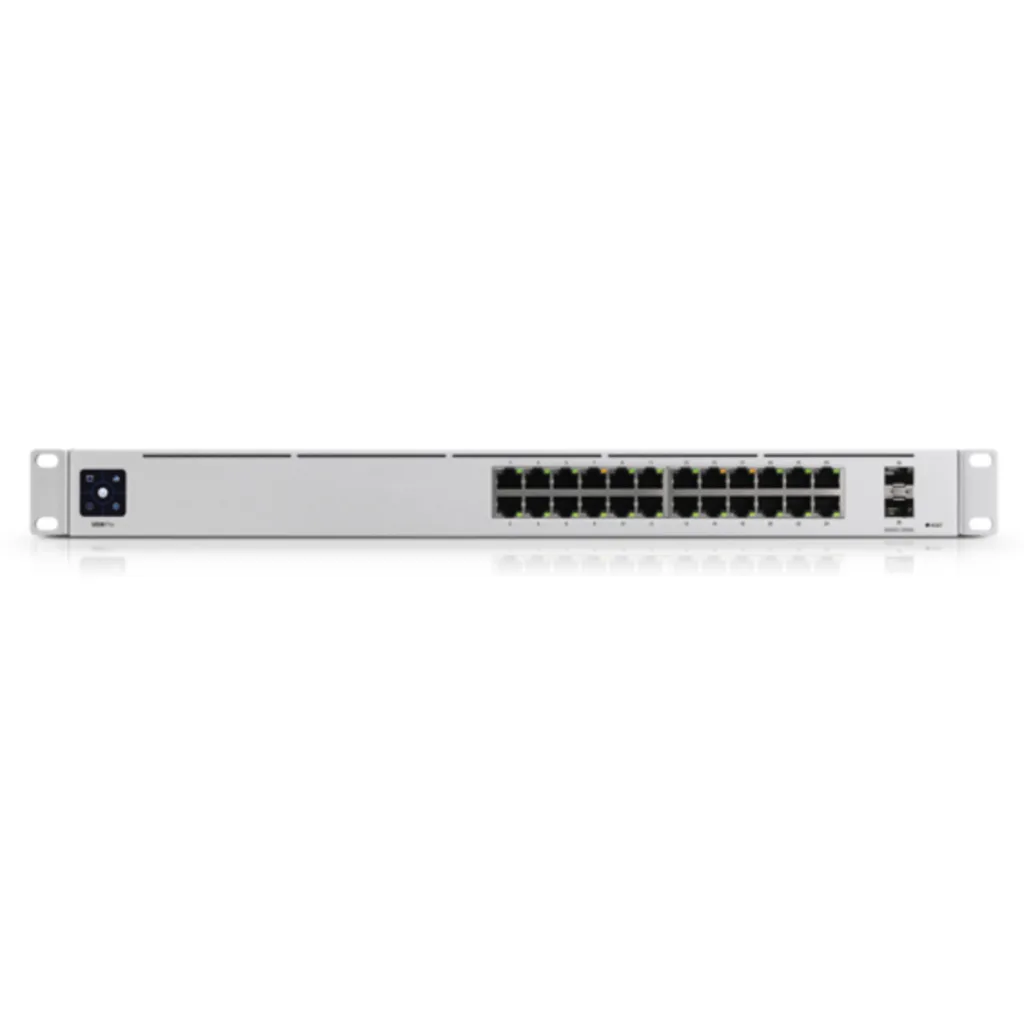 Imagen 1 de Switch Ubiquiti 24-Puertos Gbe 2*SFP+-10Gbe L2/L3 Requiere Cable Server 3200
