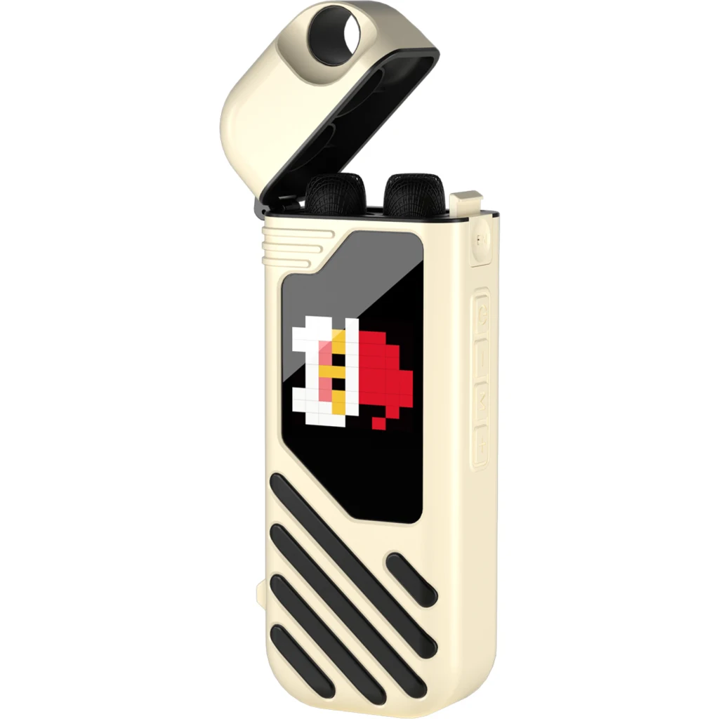 MLAB KARAOKE PATTERN SHOW VOICE CON 2 MICROFONO INALAMBRICO WHITE