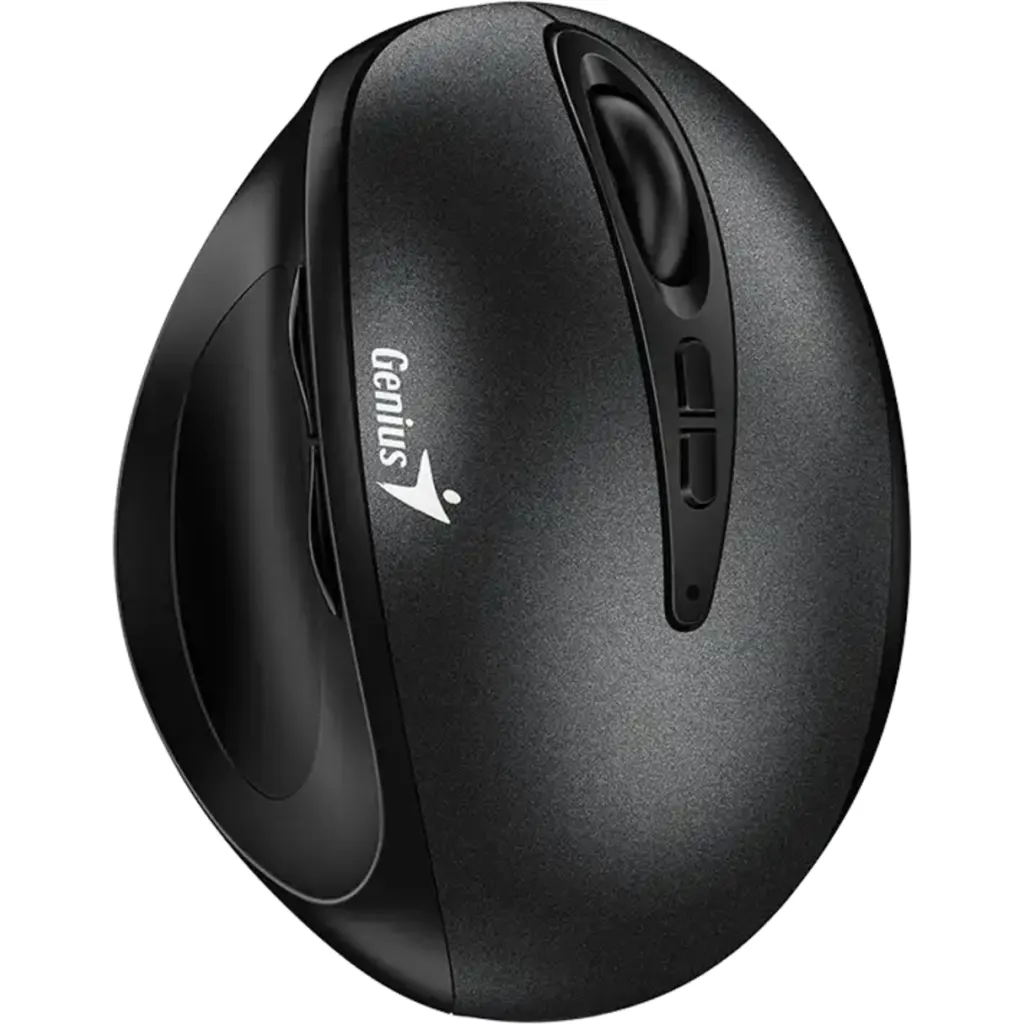 Imagen 3 de GENIUS MOUSE INALAMBRICO 2,4GHZ ERGONOMETRICO BLACK-ERGO-8300S-BK