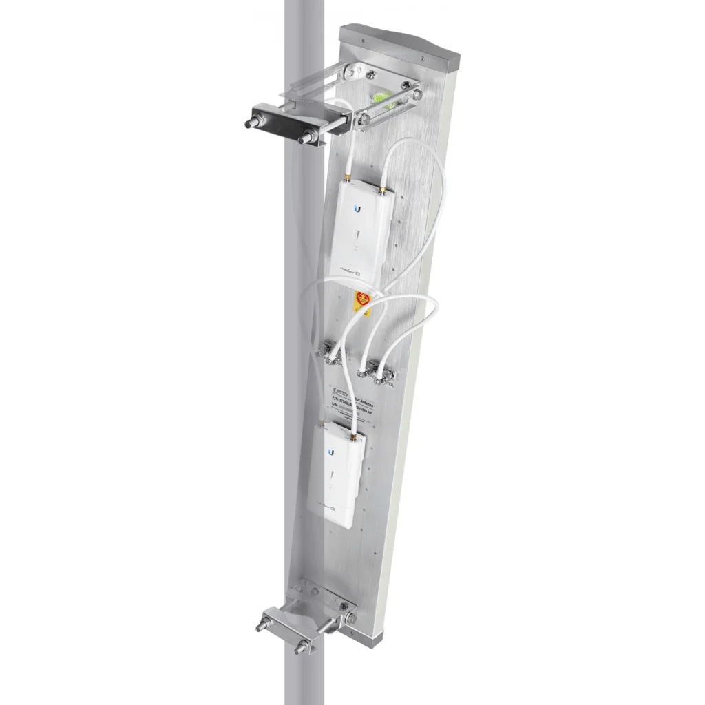 Imagen 3 de SANNY 6GHZ 19dBi 120-Grados 2-N-Hembra Antena Sectorial 4900-6500MHz