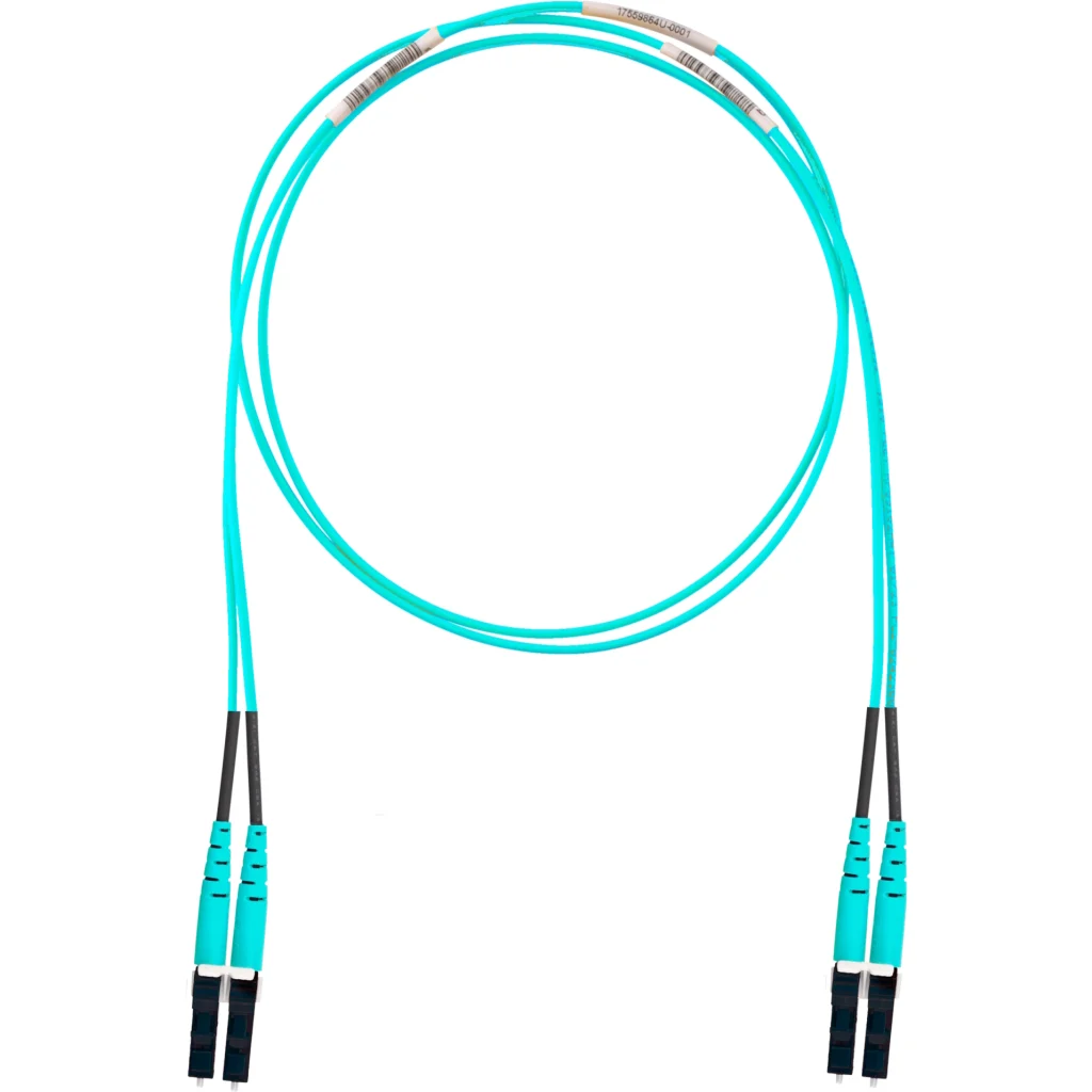 Panduit Opti-Core - Patch cable - LC multi-mode (M) to LC multi-mode (M) - 7 m - fiber optic - 50 / 125 micron - OM3 - riser - aqua