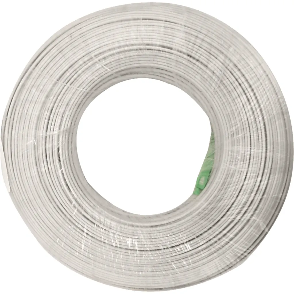Imagen 1 de Blanco Drop-Port 100mt SC/APC MonoModo SM SX Pigtail Cable Fibra G652D