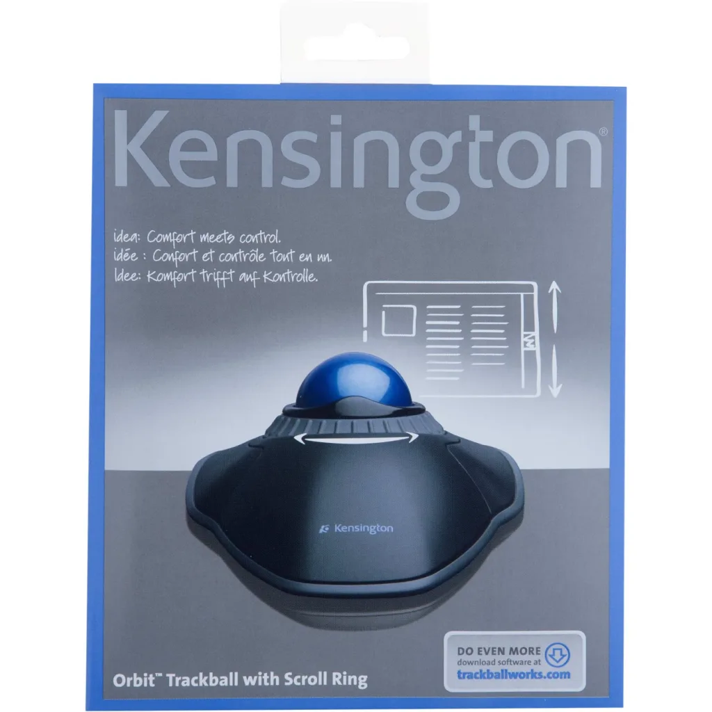 Imagen 10 de Mouse Trackball Alámbrico Kensington Orbit® Optical Con Scroll USB 26517-K72337