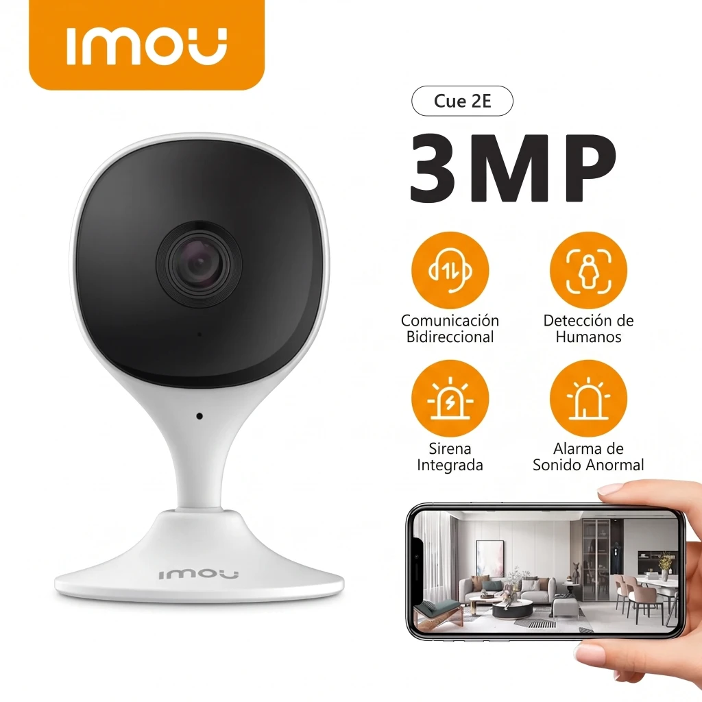 Imagen 2 de Cámara Imou IPC-C32EN, WIFI Tipo Cubo 3MP IR 10mts. Audio Bidireccional.
