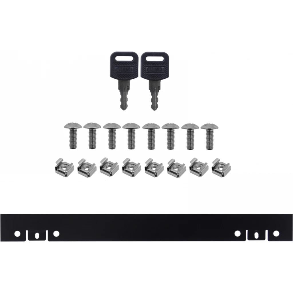 Imagen 2 de GABINETE RACK PARED LINKMADE 45CM-FONDO 6U  NEGRO INC-M6-2U