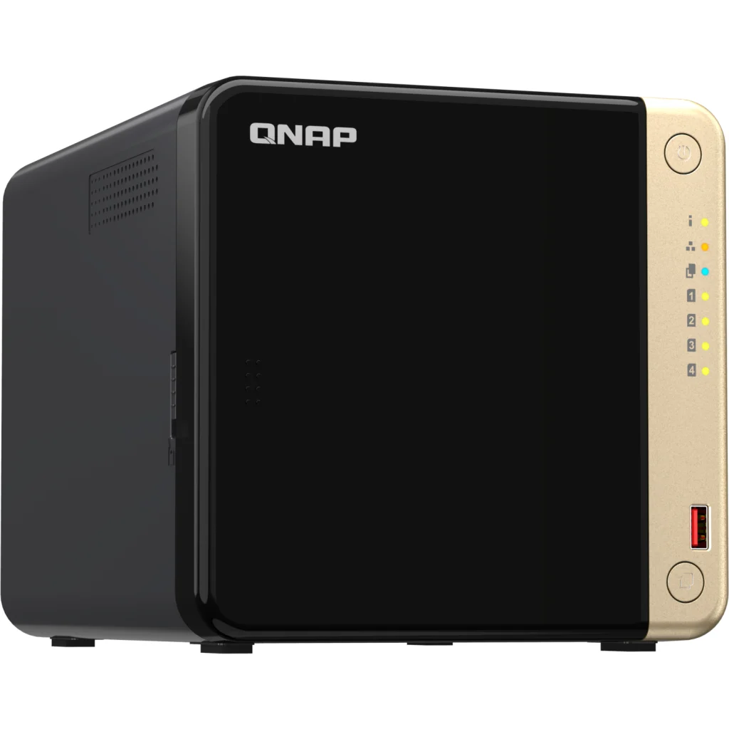 Imagen 1 de Servidor NAS Qnap TS-464 Intel Celeron N5095 RAM 8GB Torre 3.5", 2.5" M.2 Slot
