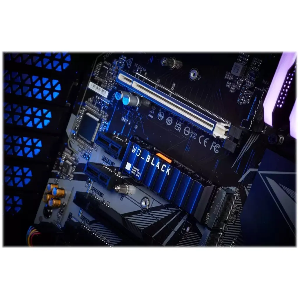 Imagen 2 de Unidad SSD Western Digital Black SN850x 1TB M.2 22*80 PCIeG4x4 L7300MBs E6600MBs