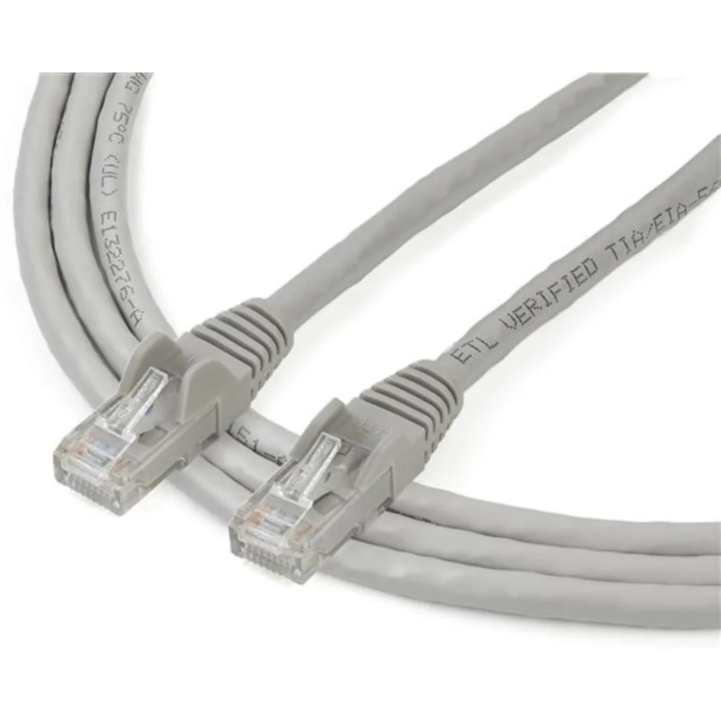 Imagen 1 de Cable de Red StarTech CAT6 GigE Ethernet RJ-45 sin Enganche 2mts Color Gris