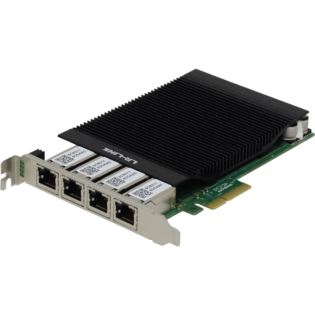 Imagen 1 de LRLINK 3Dscan PCIe-x4 4-1000-PoE+ Tarjeta Intel I350AM4 Frame Grabber