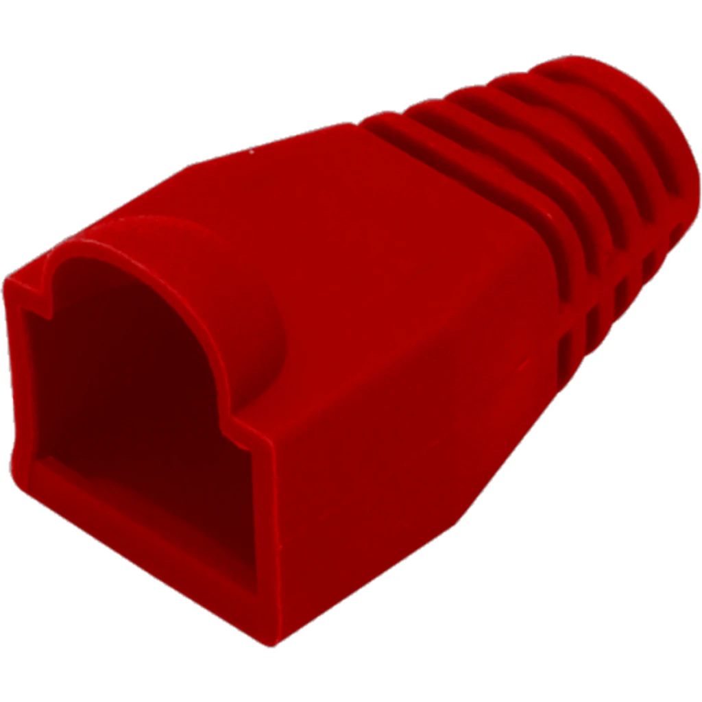 Imagen 4 de BOLSA 100 UNIDADES CAPUCHON p/RJ45 Color Rojo