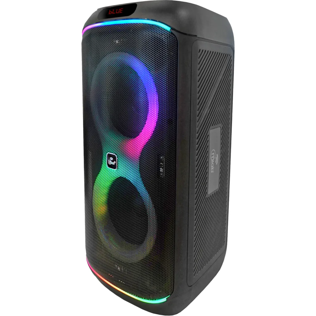 Imagen 1 de MLAB PARLANTE FLAMING PARTY BASS 6,5" x 2 MICROFONO INALAMBRICO