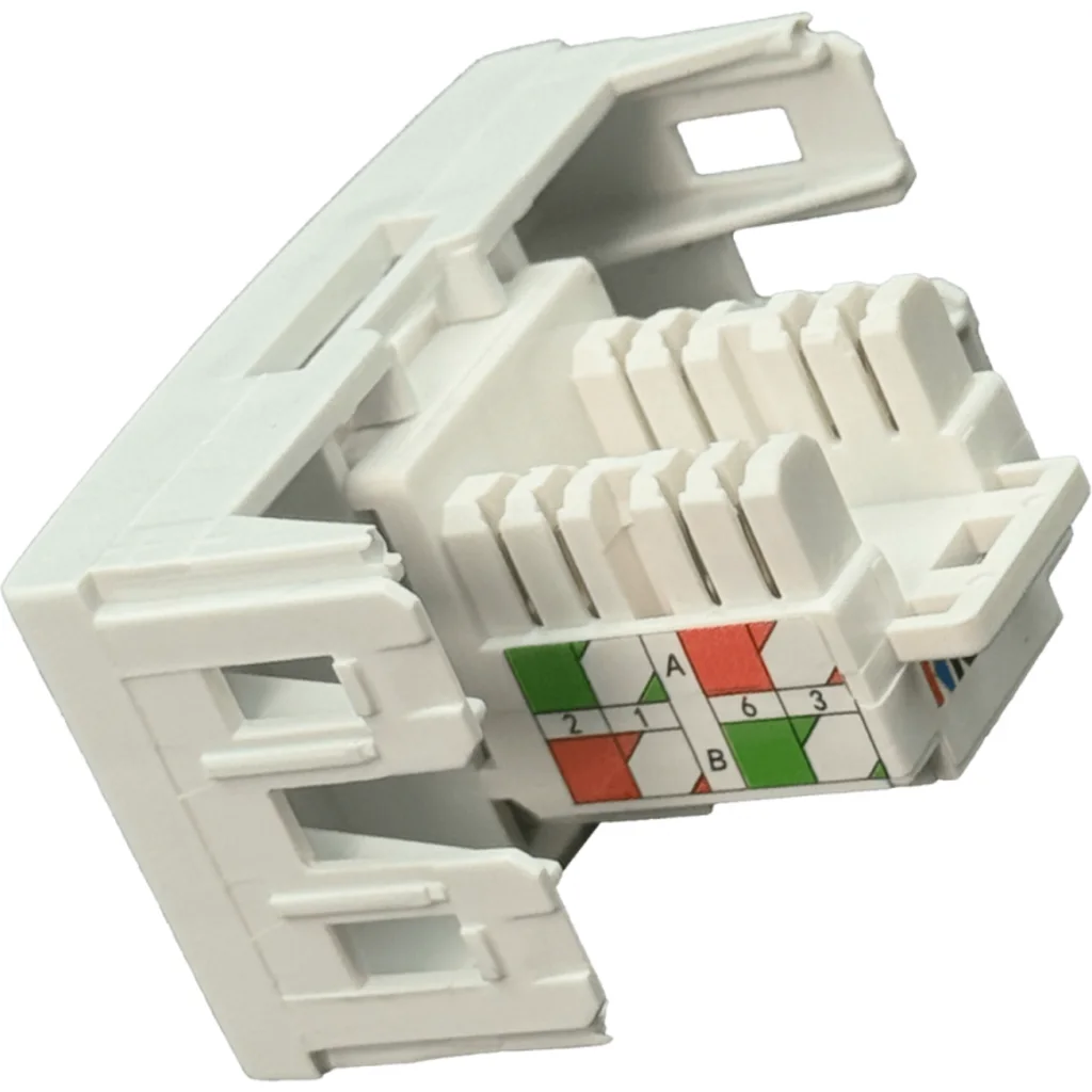 KALOP Blanco Cat6 RJ45 8P8C inc-Keyston AutoPunch req-Bastidor KL40339