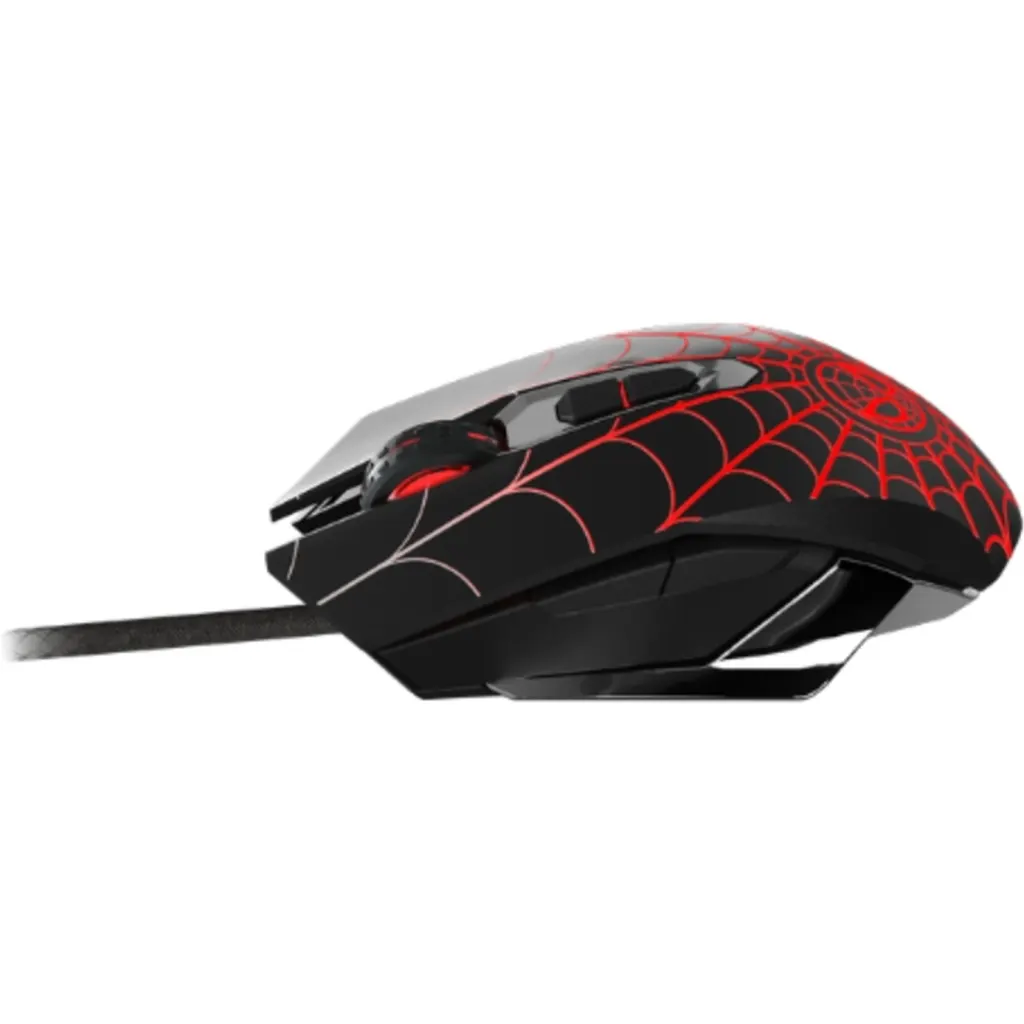 Xtech - XTM-M520SM - Mouse - USB - Wired - black  and red - Gaming Spider-Man