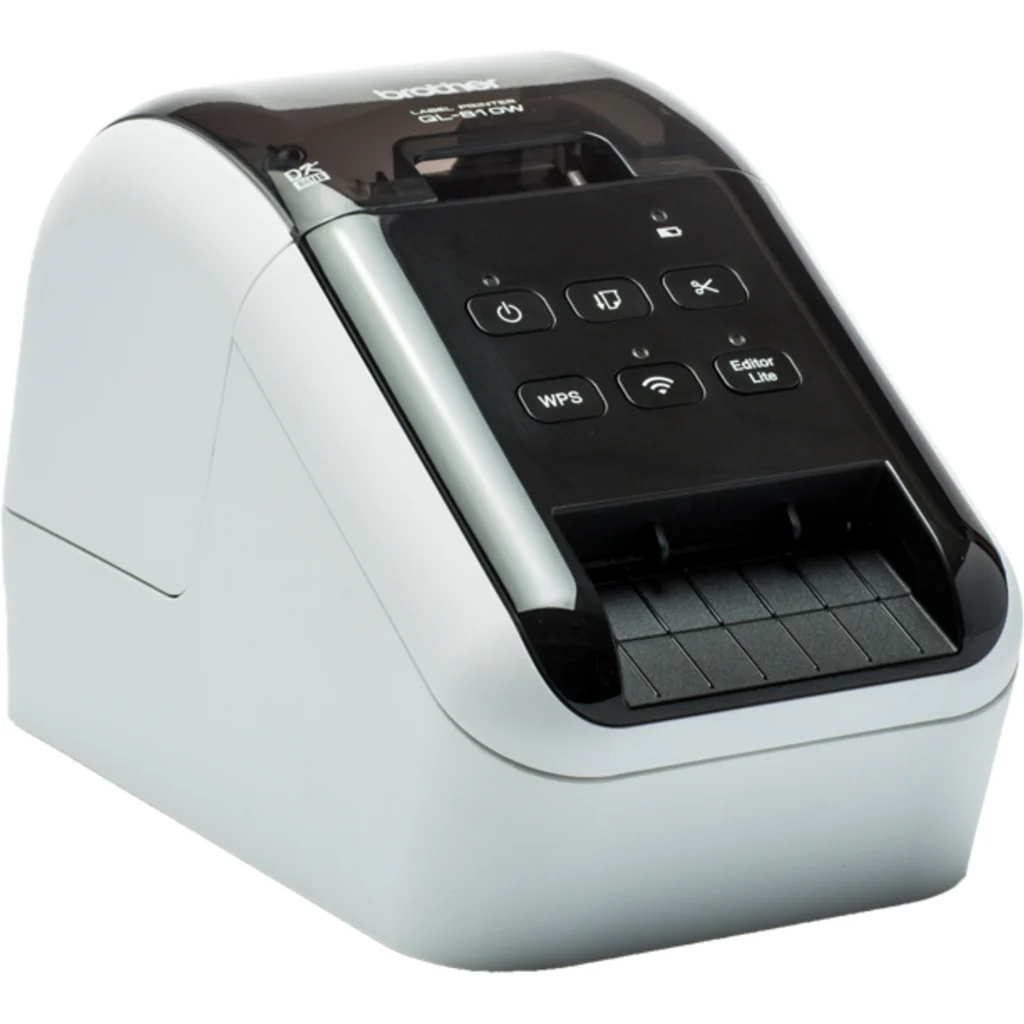 Imagen 6 de Rotuladora Brother QL 810W, 58mm 110cpm 600x300dpi USB Wireless (b/g/n)