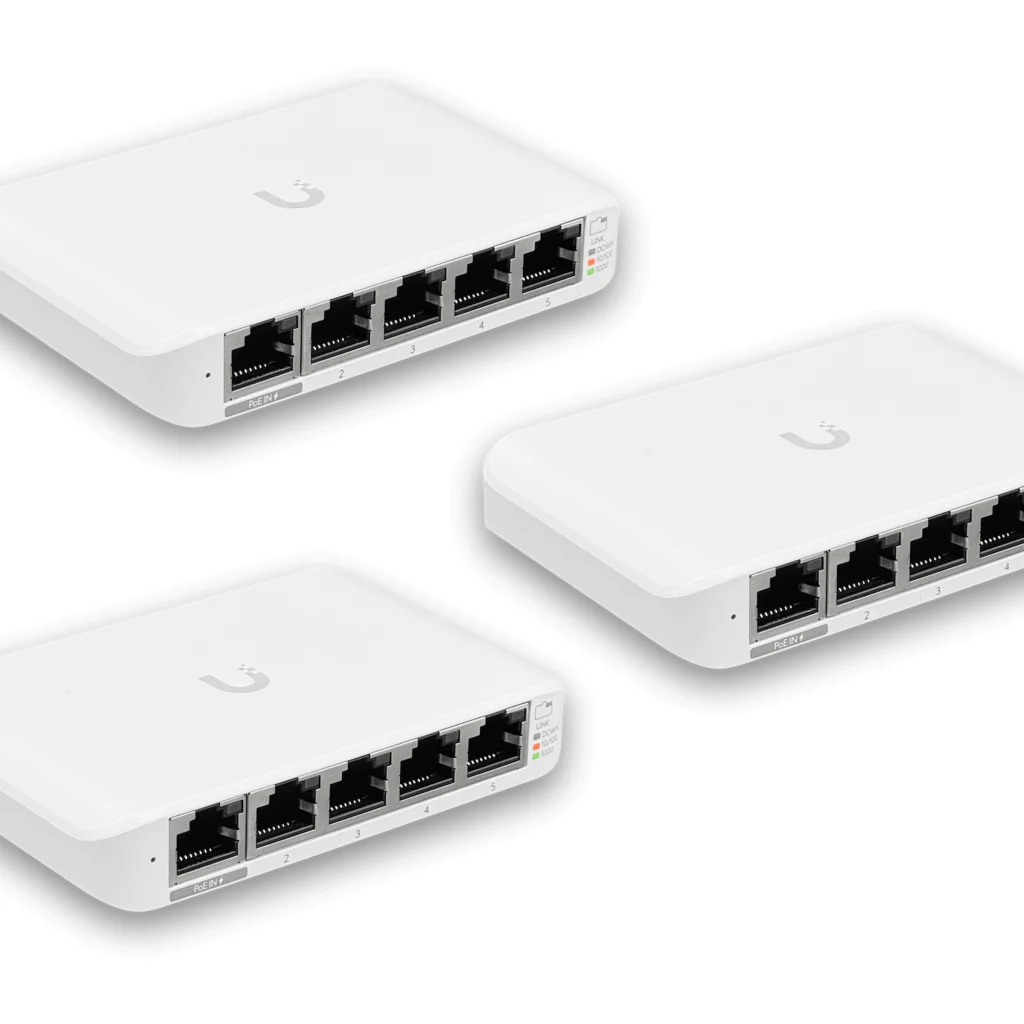 Imagen 2 de UniFi SWITCH 5Ports: (1)GbE PoE INPUT (4)GbE PACK 3 Req: Adapt americano