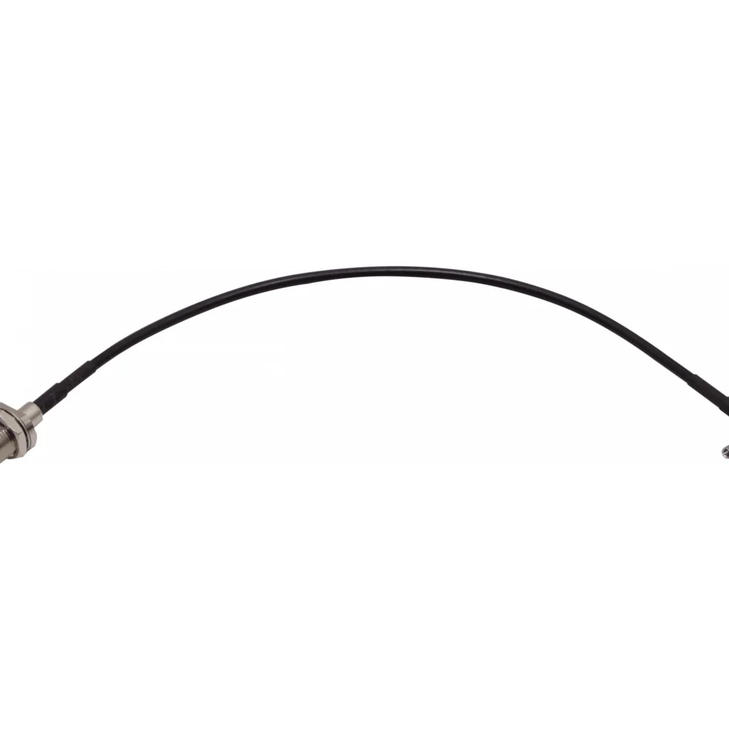 CRC9-M-90o a F-Hembra RG174 Cable Coaxial 20cm