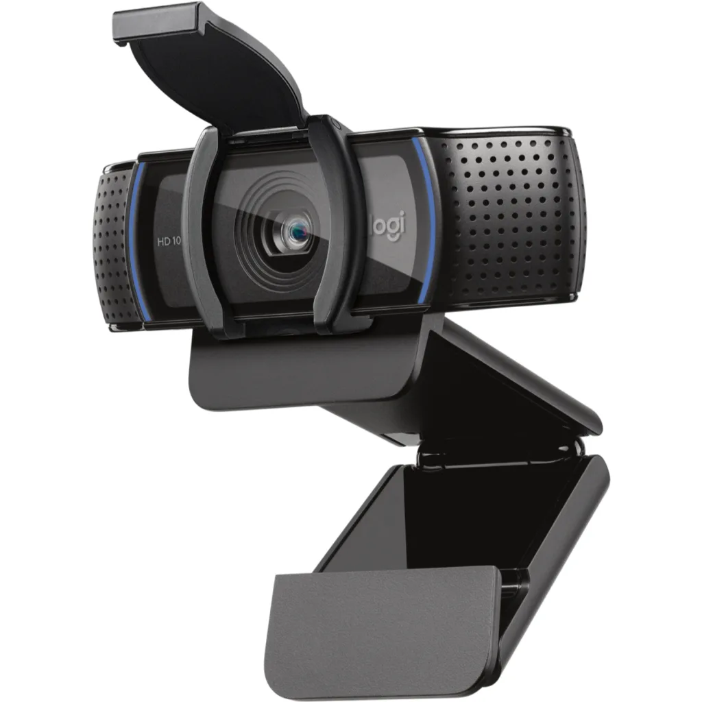 Cámara Web Logitech C920S Pro HD 1080p Tapa de obturador Micrófono 30fps USB
