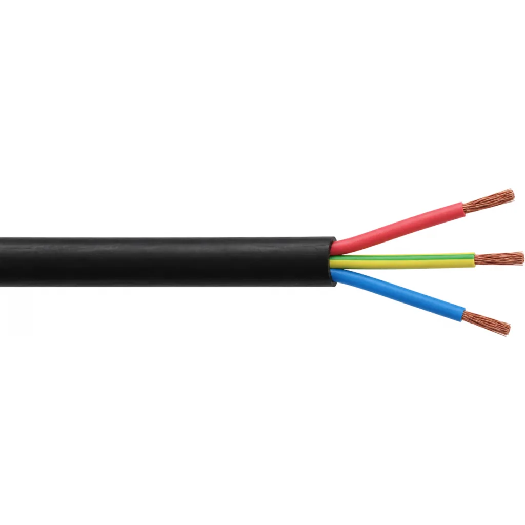 Negro 3x2,5mm 100mt Cable Electrico RVV 13-18AMP 3x2.5mm