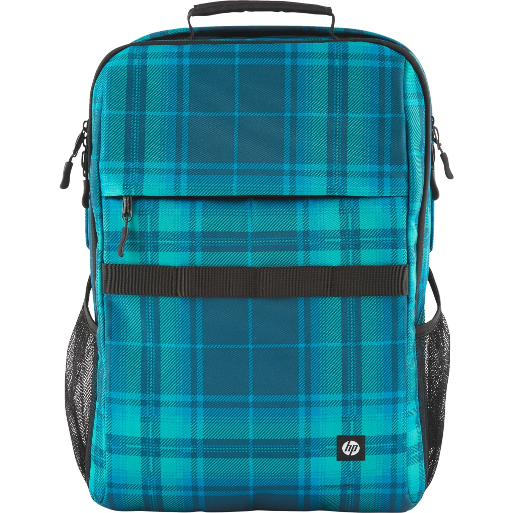 Mochila HP Campus XL Tartan a Cuadros, Tortátil hasta 16.1"" 20L Poliéster Azul