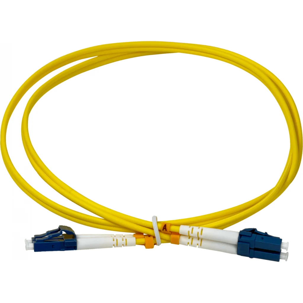 Imagen 2 de 1mt LC-LC MonoModo SM Duplex Jumper Cable Fibra 3.0mm 9/125um