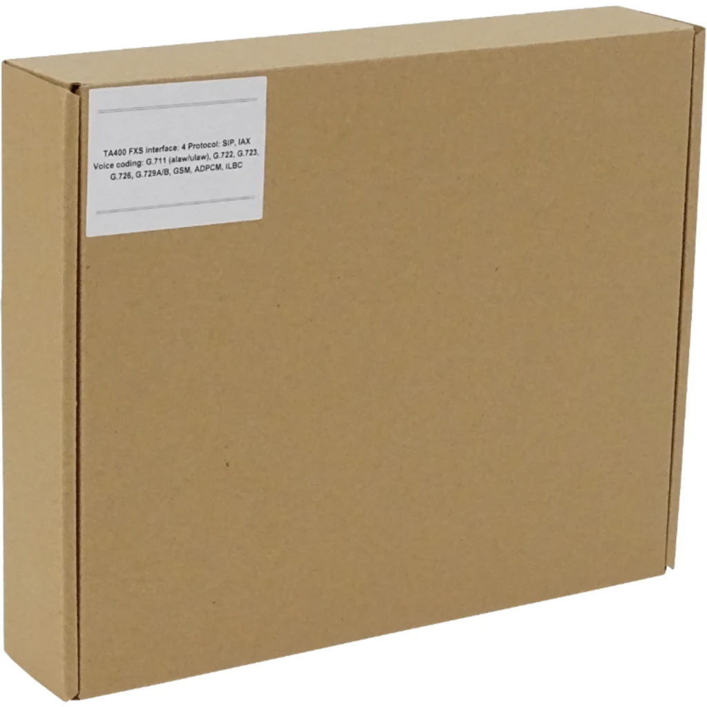 ATA 4-FXS-RJ11 1-100 genera 4-lineas telefon analogas SIP VoIP Gateway