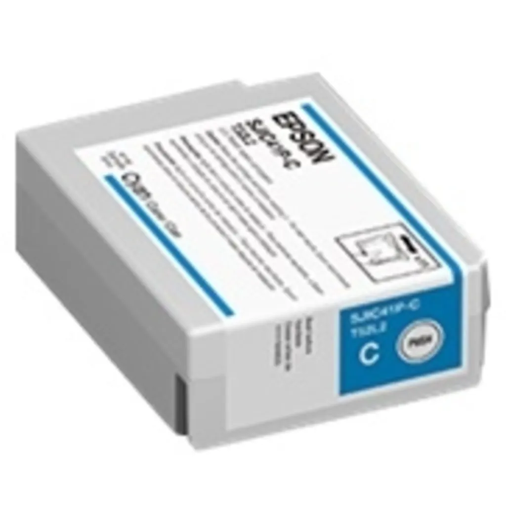 Cartridge Epson SJIC41P-C Cyan para Impresora de etiquetas CW-C4000, 50ml