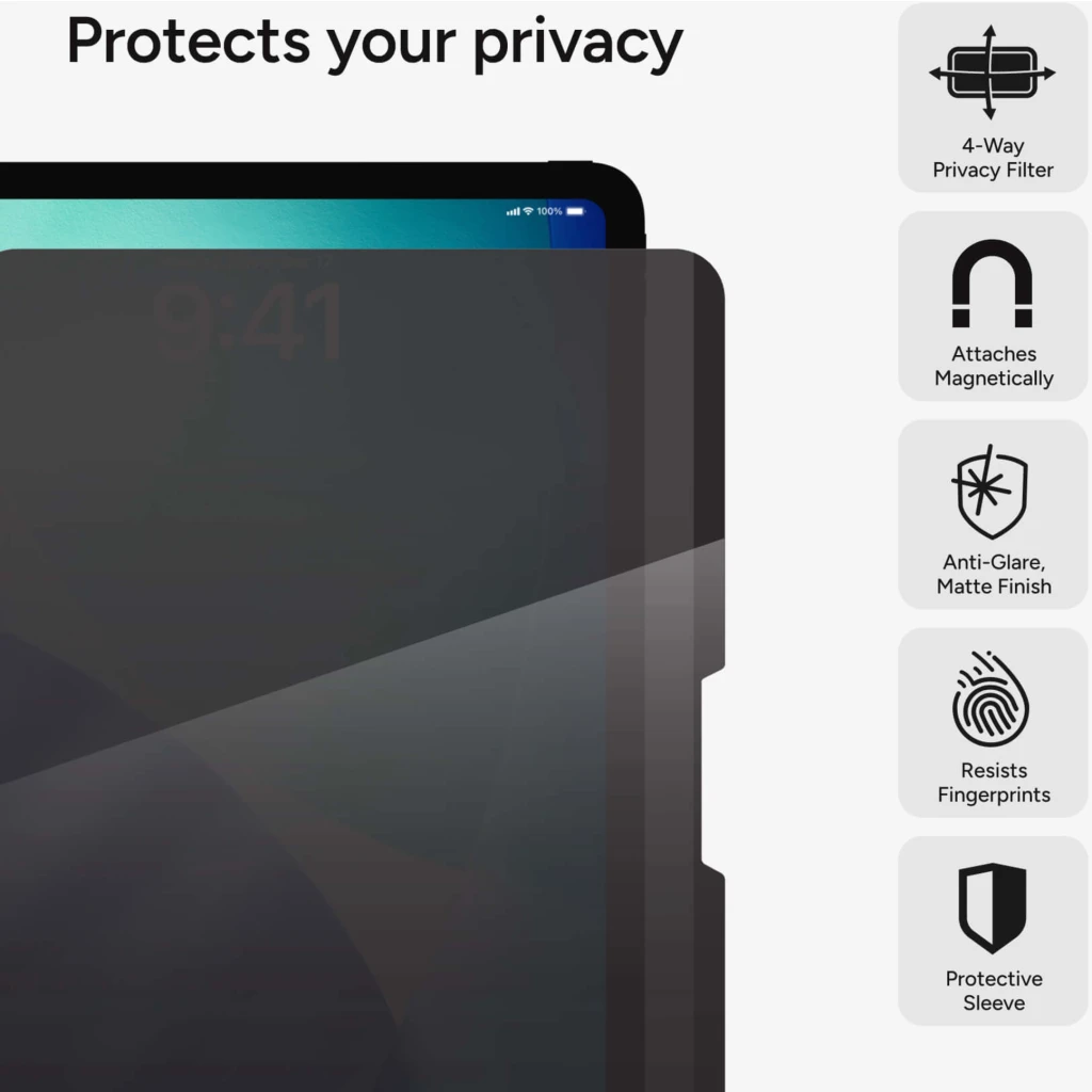 Imagen 1 de Lamina privacidad removible iPad Air 13" M3/M2 Zagg