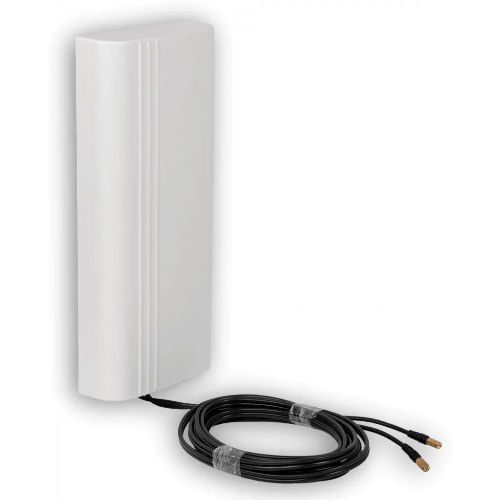 Imagen 1 de Antena Panel 41x18x6cm 2x9/12dBi 2-SMA-M/5m 650-960 1710-2700MHz Pol-X