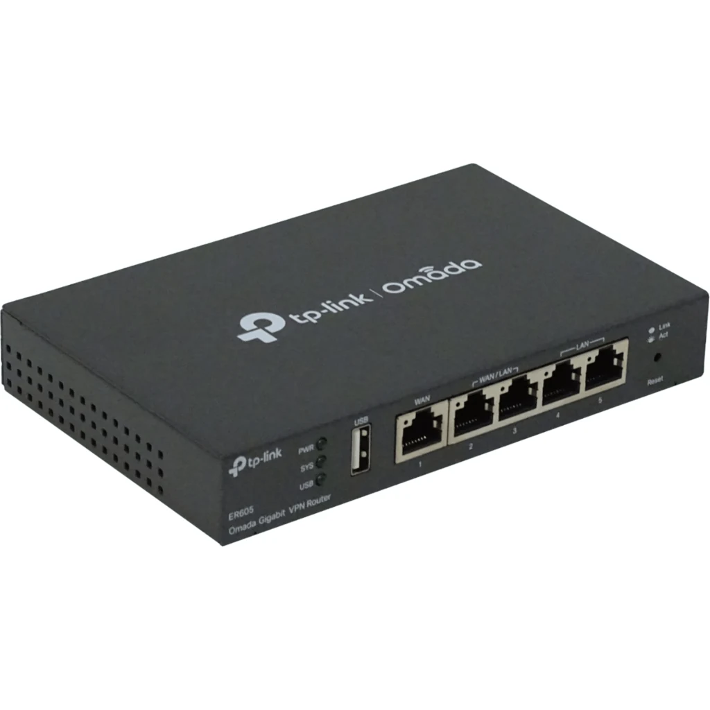 Imagen 3 de Router TP-Link ER605 V2 VPN Gigabit VPN 3 puertos Ethernet WAN + 1 USB WAN