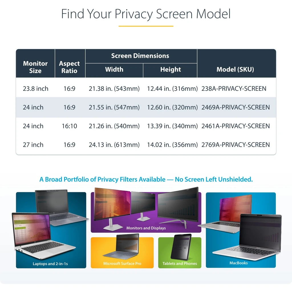 Imagen 12 de Filtro de Privacidad de 24 - Colgante