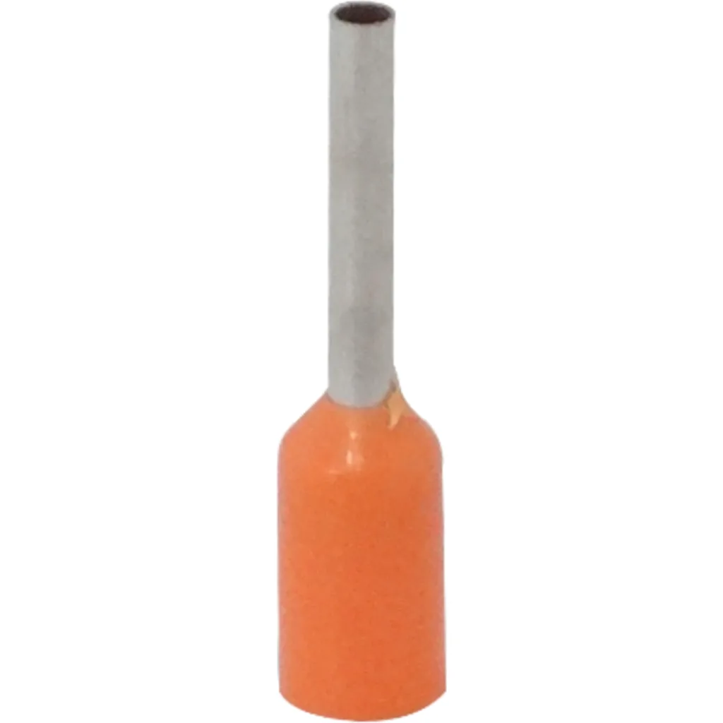 Naranjo 0,5mm2 8/14mm 100-unid AWG22 Ferrules Terminal Aislado Crimpea