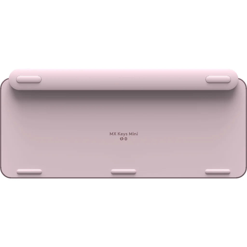 Imagen 2 de Teclado Español iluminado Bluetooth Logitech MX Keys Mini Rosado