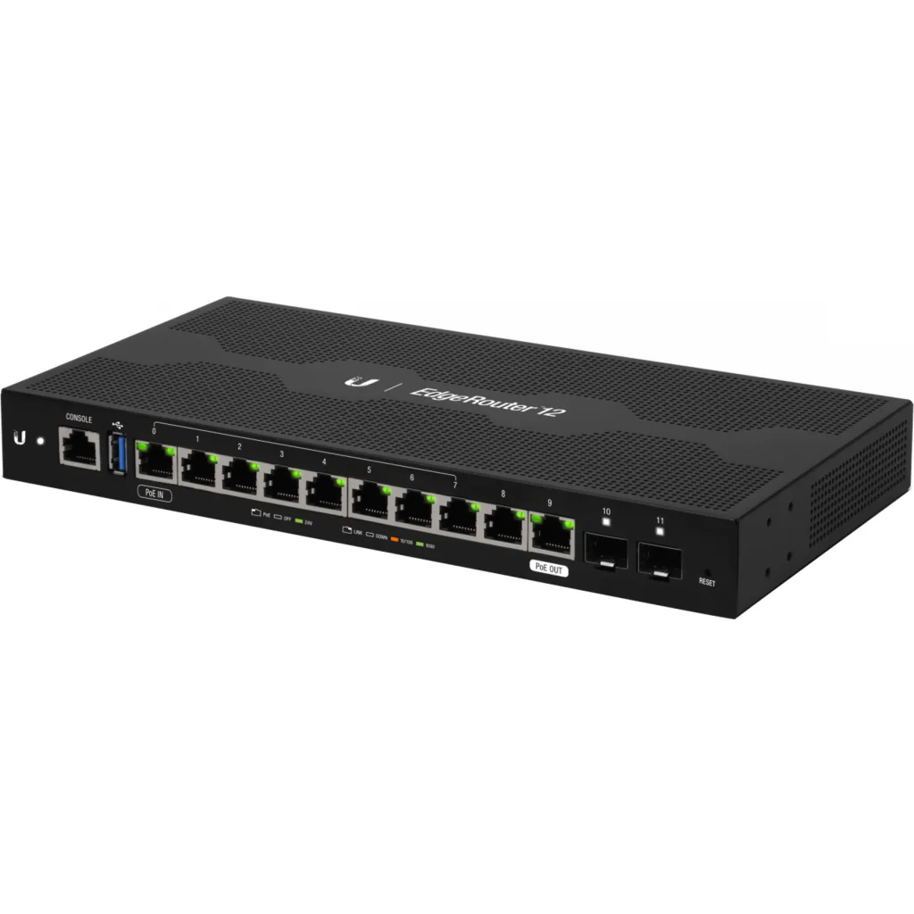 Imagen 5 de Router Ubiquiti EdgeRouter 12, 10 Puertos 10/100/1000 Mbps + 2 Puertos SFP 1U