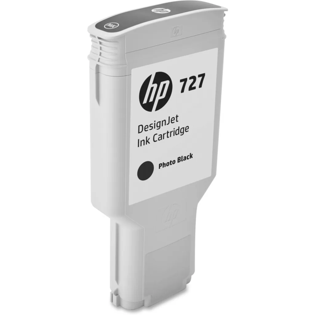 Imagen 1 de Cartucho de Tinta HP 727 Negro Fotográfico  300ml p/DJ T1530-2530-930-1500 