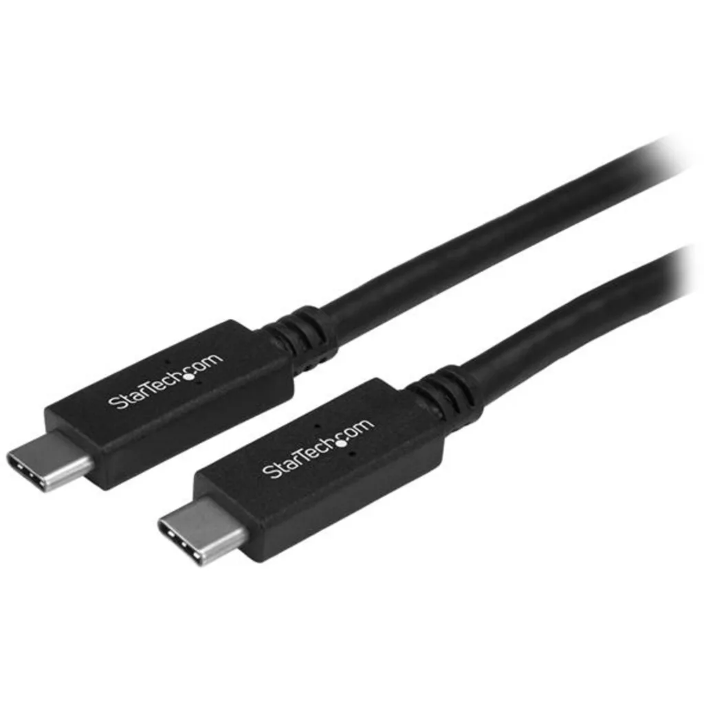 Cable USB Tipo-C M/M v3.0 5Gbps 4k 60Hz 1mt comp Thanderbolt3 Negro - StarTech