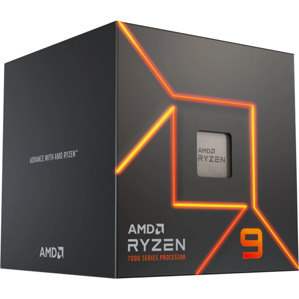 CPU AMD Ryzen 9 7900 3.5-5.4GHz Turbo 64MB L3 12 Núcleos SKt AM5 c/Gráficos
