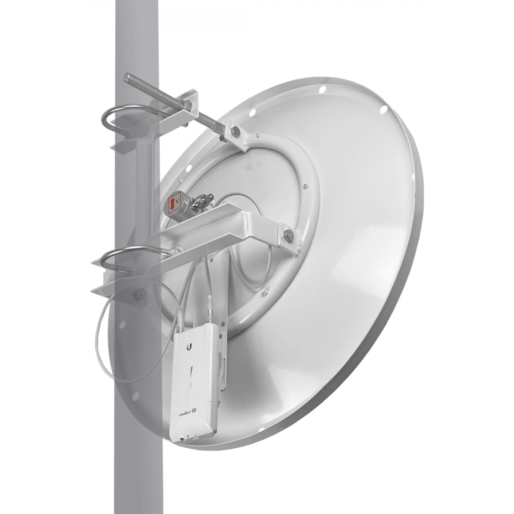 Imagen 4 de SANNY 4,9-6,5GHz 30dBi 2-N-H Slant-45o 2x2 Antena Dish 5GHz