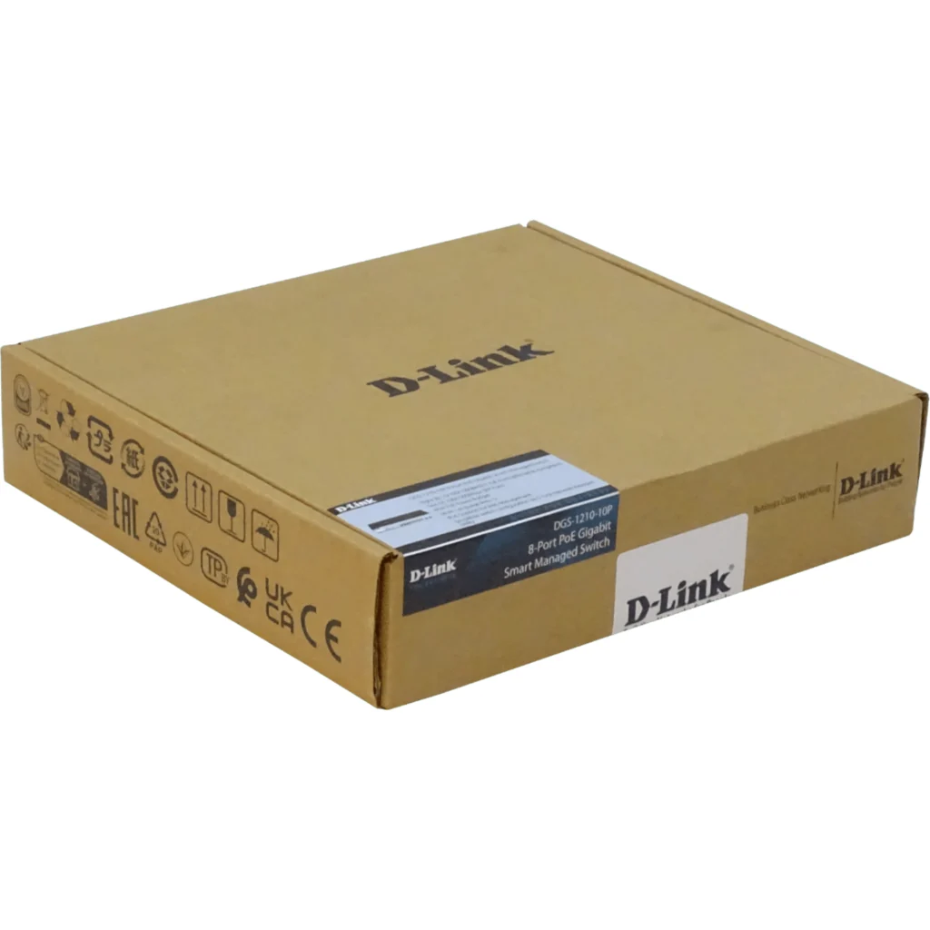 SWITCH DLINK DGS-1210-10P 10-ports Smart III Giga 2-porUTP/SFP; POE