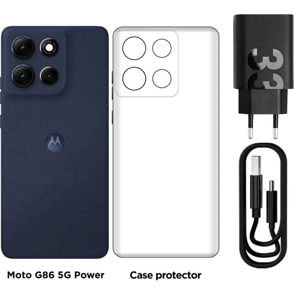 Imagen 4 de Smartphone Motorola Moto G86 8-Core 8GB/256GB 6.67' 5G WiFi Bt5.4 NFC Azul